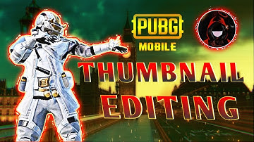 How to Edit [ Thumbnail ] For  BGMI⚡ PUBG MOBILE  YouTube Thumbnail editing Tutorial Only Thumbnails