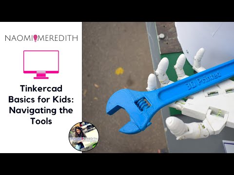 Tinkercad Basics for Kids | Navigating the Tools