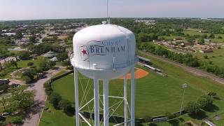 Aerial View of Brenham & Washington County Texas