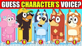 Guess the Bluey Characters by Their Voice | Bluey, Bingo, Snickers