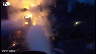DUTCH FIREFIGHTERS -GAS EXPLOSION!