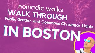 4K walking tour through the Public Garden and Commons in Boston - Nomadic Walks