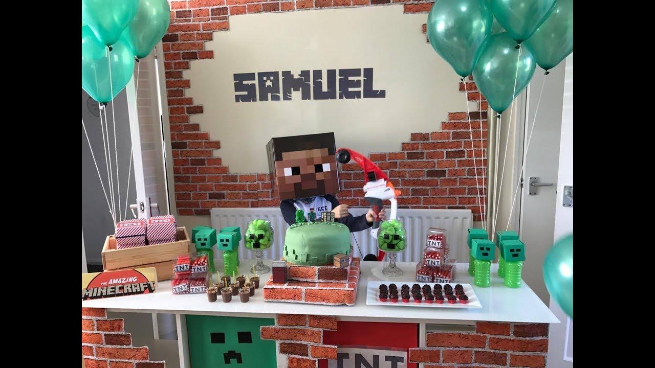 30 ideias de Minecraft  aniversário minecraft, festa de aniversário  minecraft, minecraft festa