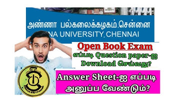 How To download Question paper and upload in Google classroom in anna university open book exam.