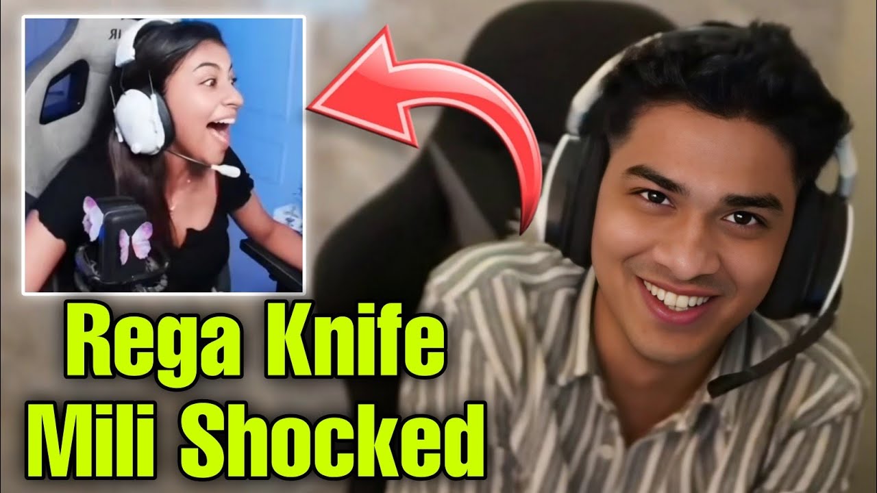 Rega Knife Mili Shocked 😱 Valorant ✅