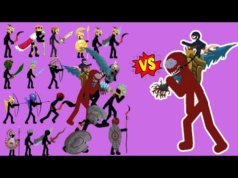 KAI RIDER vs. ALL MAIN UNITS - Stick war legacy - YouTube