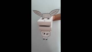 Suzie the sheep making - Box puppet craft