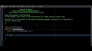 Java Program to Find Factorial Using Loop