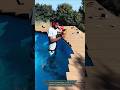 Pool Deck Precision! Carpenter Cuts Perfect Curves While Standing in Water