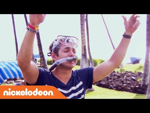 Paradise Run: Nick Stars on Set - (Video Clip)