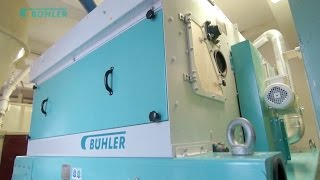 Работа универсальной очистительной машины TAS 152A-2 от Buhler / Universal cleaning machine