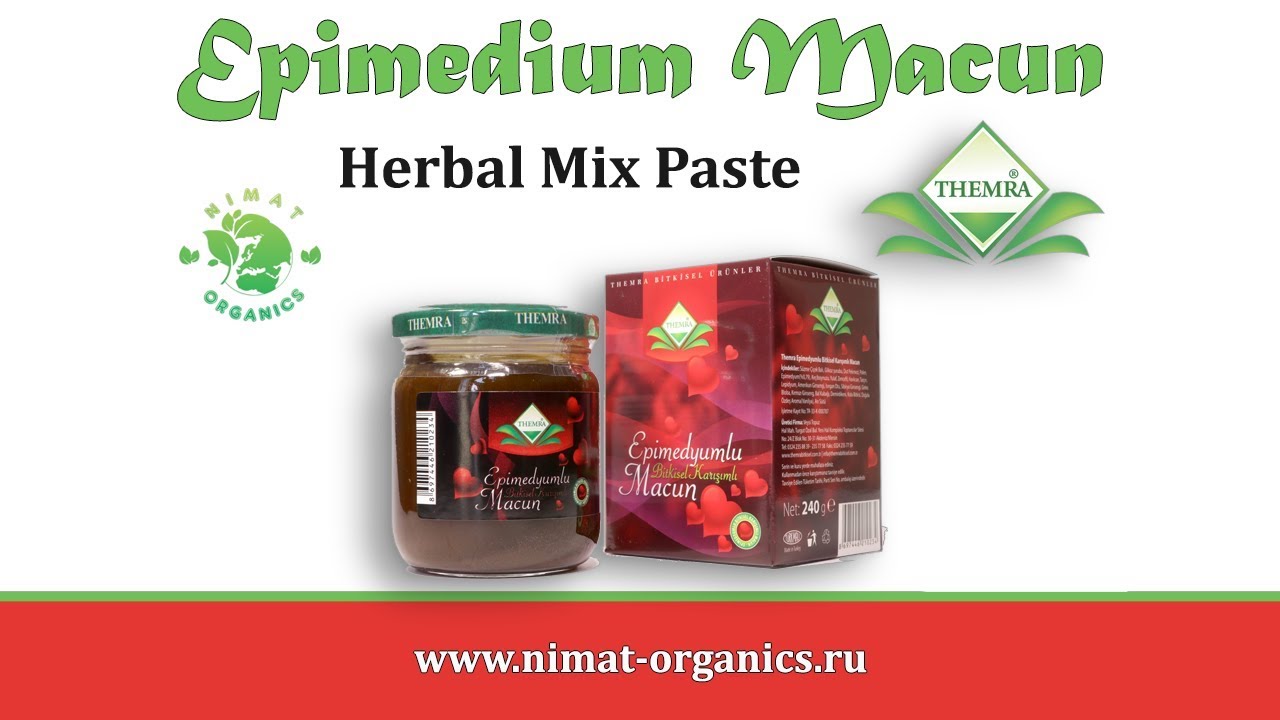 Epimedyumlu Macun - Epimedium Herbal Mix Paste Themra