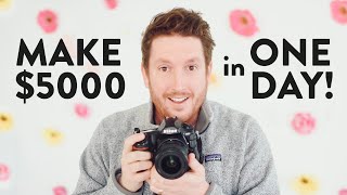How To Make $5000 in a Day with Mini Sessions (FREE Video!)