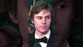 Evan Peters about how he feels during public speaking #shorts #evanpeters