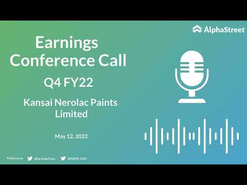 Kansai Nerolac Paints Limited Q4 FY22 Earnings Concall