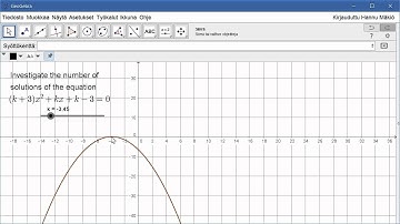 Number of solutions of quadratic equation