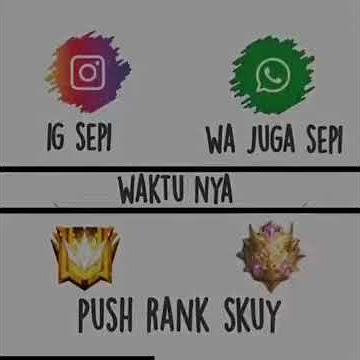 story WA 30 detik: (mobile legend) waktunya push rank.😎