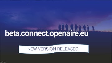 OpenAIRE-Connect Webinar for Community Researchers (3rd testing phase)