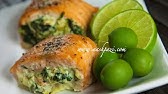Easy Salmon Dinner with Quick Salmon Recipe: Stuffed Baked Salmon In