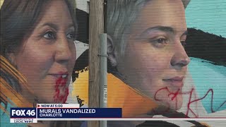 Uptown mural meant to create diversity and inclusion damaged