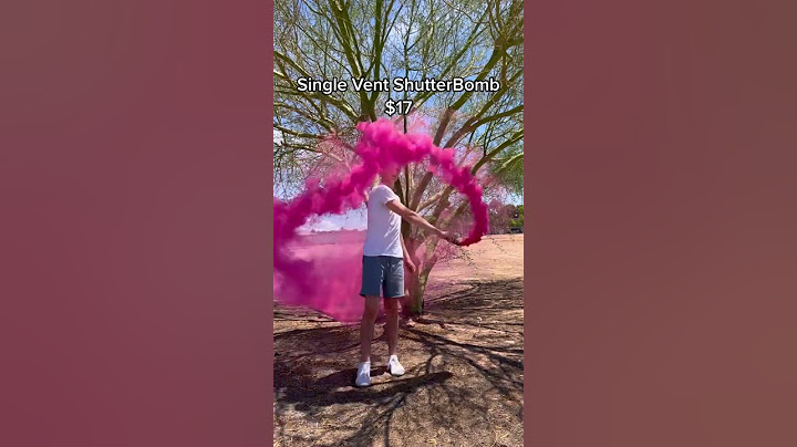 3 Different Sized Gender Reveal Smoke Grenades