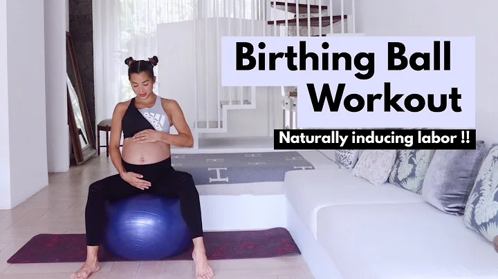Birthing Ball Workout | Naturally inducing labor #...