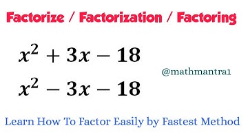 Factorization of Algebraic Expressions | Algebraic Expressions Class 8 | Factorize Karna Sikhe