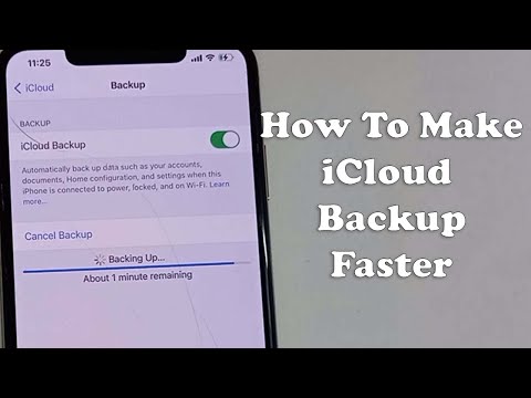 iCloud बॅकअप 2022 जलद कसा बनवायचा