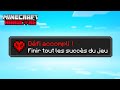 Jai complt tous les objectifs sur minecraft en hardcore 30