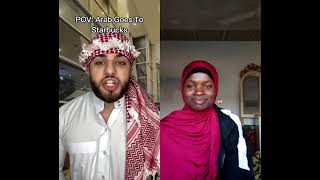 Arab Goes to Starbucks 🤣 shorts #funny #memes