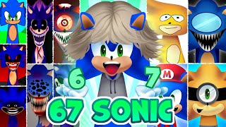 My New Sprunki OC: Sonic / NEW PHASE 67 (6 7 SONIC)!