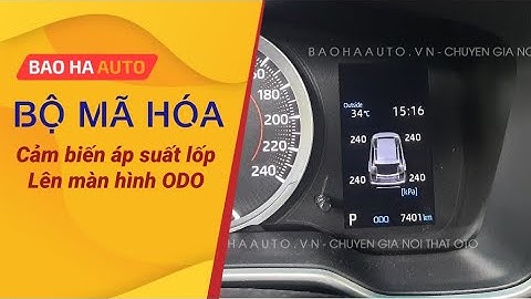 Bộ mã hóa cảm biến áp suất lốp lên màn ODO trên Toyota Corolla Cross |BẢO HÀ AUTO