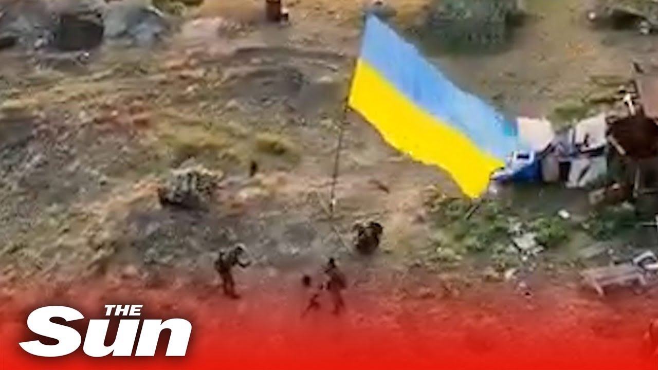 Ukrainian flag raised over Snake Island after Kyiv announces its recapture from Russian forces