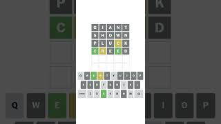 Wordle in a minute for 1-5-2025 #puzzles #games #puzzlesolving