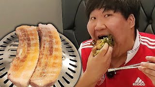 나홀로 삼겹살 및 갈비먹방!! [ Pork belly Mukbang ]