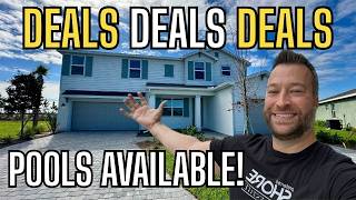 Parrish Florida New Construction Pool Home Deals in Rye Ranch!