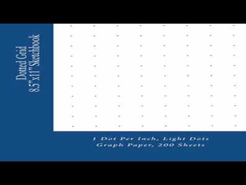 dotted grid 8 5x11 sketchbook 1 dot per inch light dots how to make dot grid paper