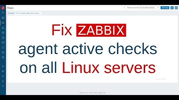 Fix Zabbix agent active checks on 100% all Linux servers