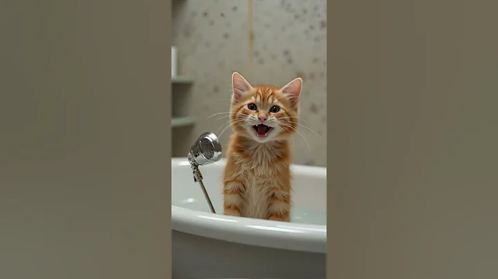Watch the video about Cutest cat bathtub entertainment #shortsfeed #cat #cute #catshort