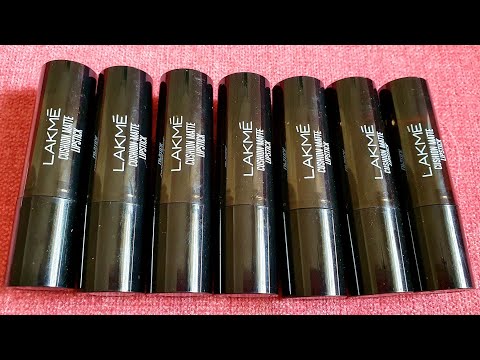 Lakme cushion matte lipstick review & lipSwatches | RARA | most affordable lipstick for karwachauth