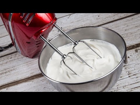 How to make a STABILIZED WHIPPED CREAM RECIPE with gelatin