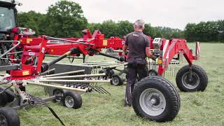 How to ___ Use the Rake MF RK 762 TRC | Hay Tool & Forage | Tutorial