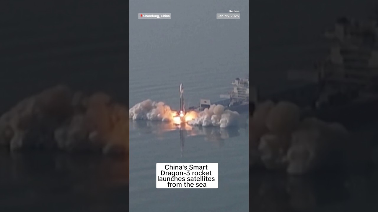 China’s Smart Dragon-3 rocket launches satellites from the sea