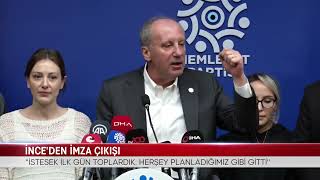 İnceden İmza Çikişi