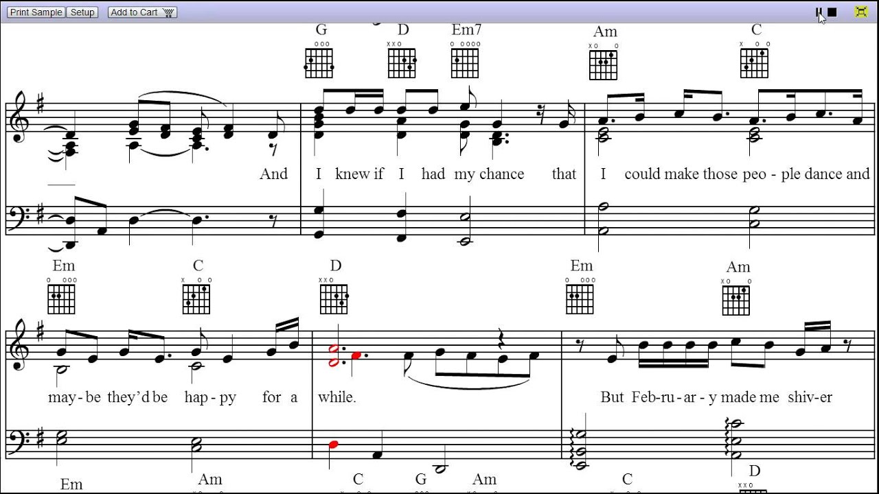 American Pie by Don McLean - Piano Sheet Music:Teaser - YouTube