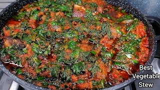 Best Vegetable Stew Recipe | How to Cook Nigerian Vegetable/Spinach Stew Simple and Delicious!