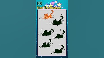 Can You Match the Right Shadow in 20 Seconds 👀 #puzzleshorts #iqtestusa