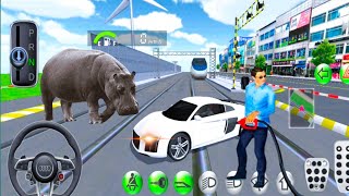 Crazy Bullet Train Vs Crazy Lambo Gas Man - 3D Driving Class - Android Gameplay screenshot 4