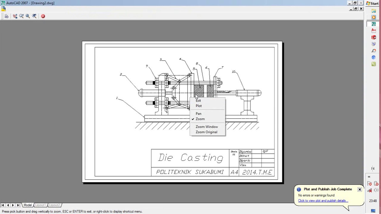 Tutorial Cara Print AutoCad YouTube