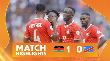 Kenya 1-0 DR Congo Match Highlights l TotalEnergies CHAN 2024 l Matchday 1